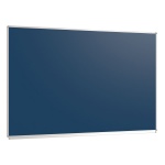 Wandtafel Stahlemaille blau, 180x120 cm, mit durchgehender Ablage, 